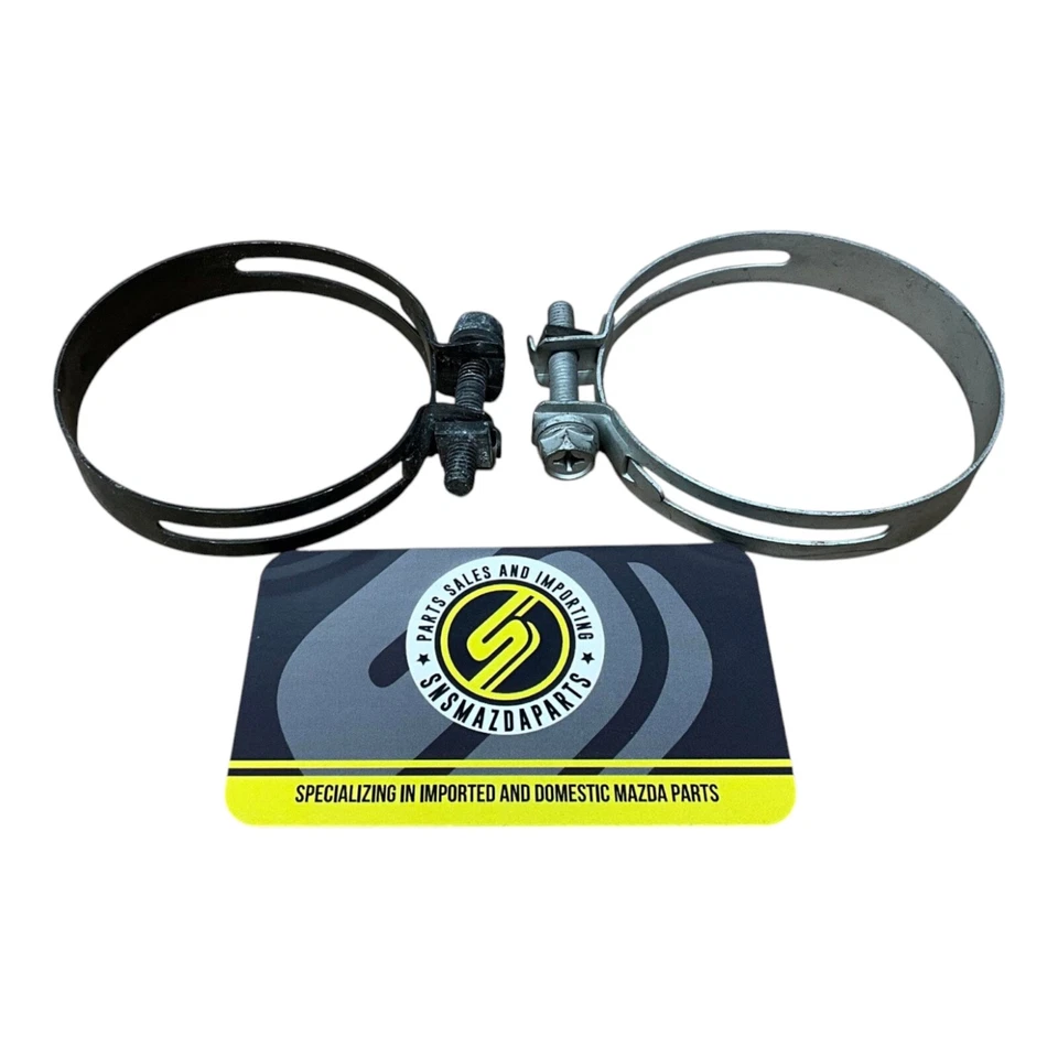 90-05 Mazda Miata MX-5 MX5 OEM Sistema de cruce de admisión de aire Tubo Manguera Abrazadera Par Foto 1 de 1