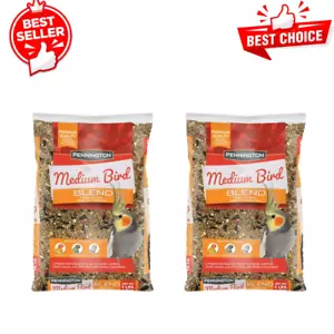 Pennington Medium Bird Everyday Blend Bird Food for Cockatiels 3 Lb Bag, 2 Pack - Picture 1 of 12