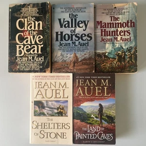 Jean M. Auel Earth's Children Set of 5 | Cave of the Cave Bear Valley of Horses - Picture 1 of 4