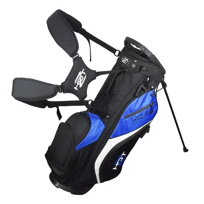 New Hot-Z Golf 3.0 Stand Bag Black/Blue/White - Image 1 of 4