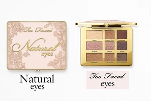 Too Faced Natural Eyes Eyeshadow Palette | 9 Neutral Matte & Shimmer Shades - Picture 1 of 6
