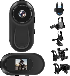 Action Cam, Fotocamera Sportiva Portatile a 360° HD 1080P Mini BodyCam con Audio - Foto 1 di 8