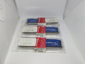 HyperX FURY _ 24 GB RAM Kit (8GB x 3) _ DDR3-1600 _ 1.5v _ HX316C10F/8 - Picture 1 of 4