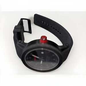 Red Line Compressor Men’s 45mm Black Silicone Watch 316L 10ATM/330 - Picture 1 of 9