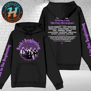 Sudadera con capucha 3D Back To The Beginning 2025 Black Sabbath Ozzy Osbourne - Imagen 1 de 2