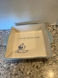 Rae Dunn Disney Prinzessin Schneewittchen & die sieben Zwerge eckige Auflaufform - Bild 1 von 10