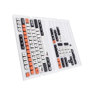 122 Keys Pudding Keycap Set Colorfast Dye Sublimation PBT For Profile Ke NEW - Afbeelding 1 van 12