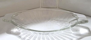 Vintage Clear Ribbed Relish Dish Marked 7 France - Picture 1 of 4