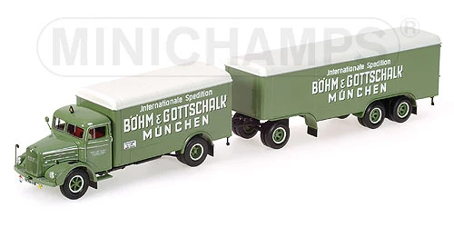 MINICHAMPS 1/43 CAMION MAN F8 BOHM serie limitée 756 exemplaires! - Photo 1/1