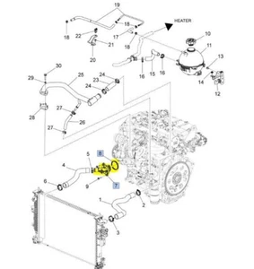 GENUINE Thermostat & Housing FOR Holden ZB Commodore 2.0L Turbo 2018-2020 - Picture 1 of 2