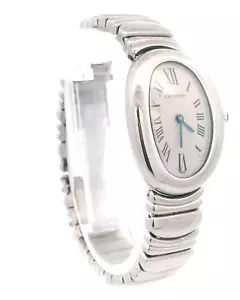 Cartier Baignoire W15133L2 18K white Ladies Watch - Picture 1 of 8