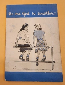 "AS ONE GIRL TO ANOTHER" -- BOOKLET -- 1940 -- INTERNATIONAL CELLUTON PRODUCTS - Picture 1 of 1