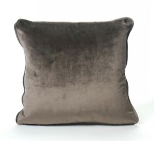 Brown Satin Velvet  Cushion Cover Same Front and Back