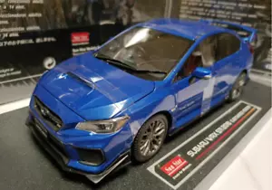 Modellino auto Sunstar 1/18 in lega pressofusa Subaru WRX STi 2018 versione personalizzata blu - Foto 1 di 6