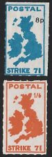 Strike Post Manchester And Stockport Service 2 Values Perforated Washed LO148