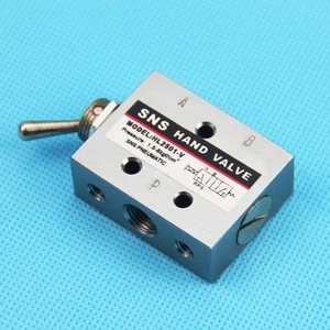 for NPT1/8" Toggle Switch 2 Way 5 Position Type Mechanical Valve HL2501-V Silver - Picture 1 of 4