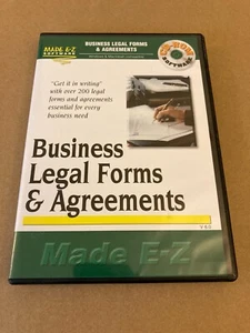 Business Legal Forms and Agreements CD-ROM Made E-Z Software OVER 200 Legal Docs - Picture 1 of 5