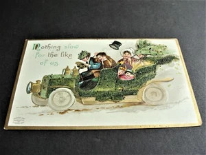 Postal de cómic nada lento para como nosotros-1909 sin publicar. RARO! - Imagen 1 de 5