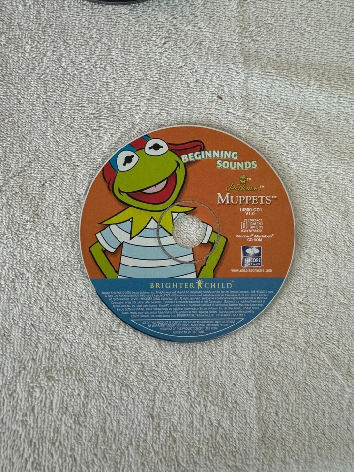 Jim Henson’s Muppet Kids Beginning Sounds Brighter Child PC Windows - Image 1 of 1