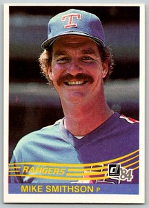 1984 Donruss Mike Smithson Rookie Texas Rangers #221