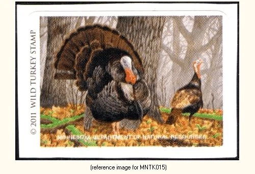 D2K Minnesota Wild Turkey Stamp 2011 ($7.50) - Image 1 of 1