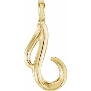 Colgante Freeform en oro amarillo de 14K - Imagen 1 de 2