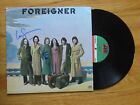 LOU GRAHAM & MICK JONES of FOREIGNER signed Debut 1977 Record Album COLD AS ICE