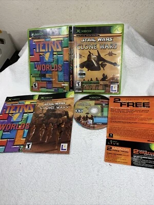 Tetris Worlds & Star Wars The Clone Wars Xbox Original 2002 Compete More InStore - Image 1 of 4