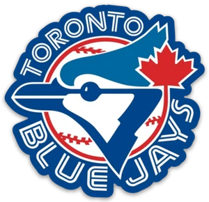 Toronto Blue Jays Baseball Emblem Logo Type Die-Cut Round MAGNET - Picture 1 of 1