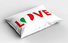 Kopfkissenbezug Chic für Sofa Italien Liebe-Zeichen mit italienischer Flagge