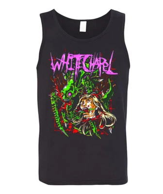 New Whitechapel American Death Music Retro Logo Graphic Unisex Tank Tops S-2XL - Image 1 of 2