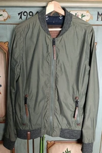 Gemütliche Naketano Jacke für Männer - Größe L mit halb hohem Kargen in grün - Bild 1 von 7