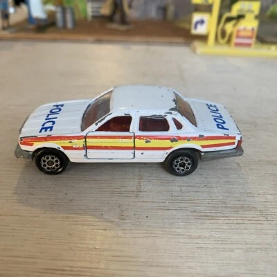 Majorette Jaguar TM - Police - White 1/65 Z- Used Condition - Image 1 of 4