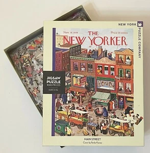 MAIN STREET The New Yorker Magazine 1939 Cubierta 1000 Piezas PUZZLE Ilonka Karasz - Imagen 1 de 8