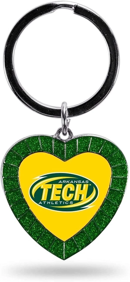 Llavero NCAA Arkansas Tech Wonder Boys NCAA estrás color corazón, verde,... Foto 1 de 1