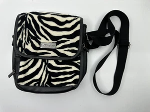 Vintage CD Projects CD Storage W Strap Organizer Zebra Print - Free Shipping - Picture 1 of 12
