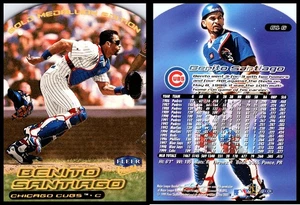 2000 Fleer Ultra Benito Santiago #61G Chicago Cubs C Gold Medallion Parallel - Picture 1 of 1