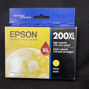Epson 200XL Yellow High-Capacity Ink Cartridge | T200XL420 - Exp 2024 - Picture 1 of 3