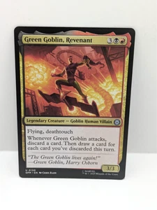 MTG Spiderman - Green Goblin, Revenant - Legendary Creature - Uncommon - SPM 130 - Picture 1 of 2