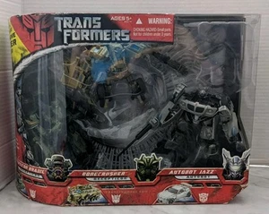 Juego de 3 figuras de acción Transformers Movie Brawl, Bonecrusher y Jazz 2007 - Imagen 1 de 6
