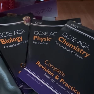 CGP GCSE AQA Biology, Chemistry, Physics Complete Revision & Practice Guide - Picture 1 of 1