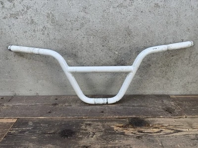 Manillar BMX blanco barras de escuela media Foto 1 de 4