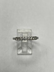 Jeff Cooper Platinum Ring Size 7 With Diamonds.
