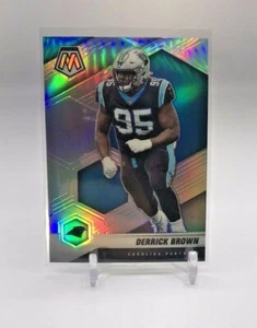 2021 Panini Mosaic TRUE SILVER Prizm - DERRICK BROWN Panthers #39 - Picture 1 of 2