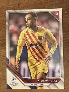 Carta 2022 Topps UEFA Champions League Sergino Dest #111 - Foto 1 di 2