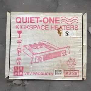 VRV KS 85 Products Quiet-One Toe Kickspace Heater, 3 step fan low off hi - Imagen 1 de 13
