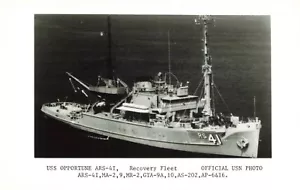 Foto USS Opportune ARS-41 MA-2,9 MR-2 GTA-9A,10 Recovery Fleet Official US Navy - Bild 1 von 2