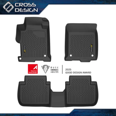 TPE All Weather Floor Mat Set Liners Fit For 2013-2017 Honda Accord Sedans New - Image 1 of 4