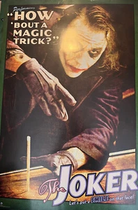 Joker Magic Trick Poster 24x36 *Fast Shipping* Heath Ledger - Picture 1 of 1