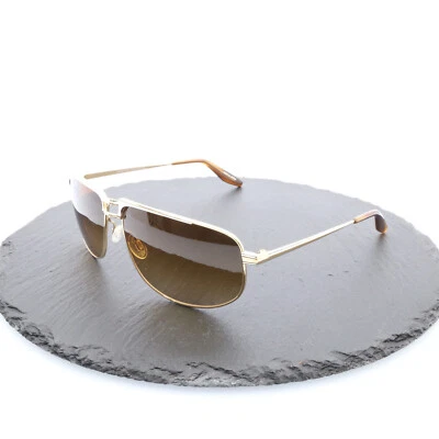 Óculos de sol masculino Barton Perreira autêntico BROADUS 64-14-135 prata polarizado! - Imagem 1 de 4